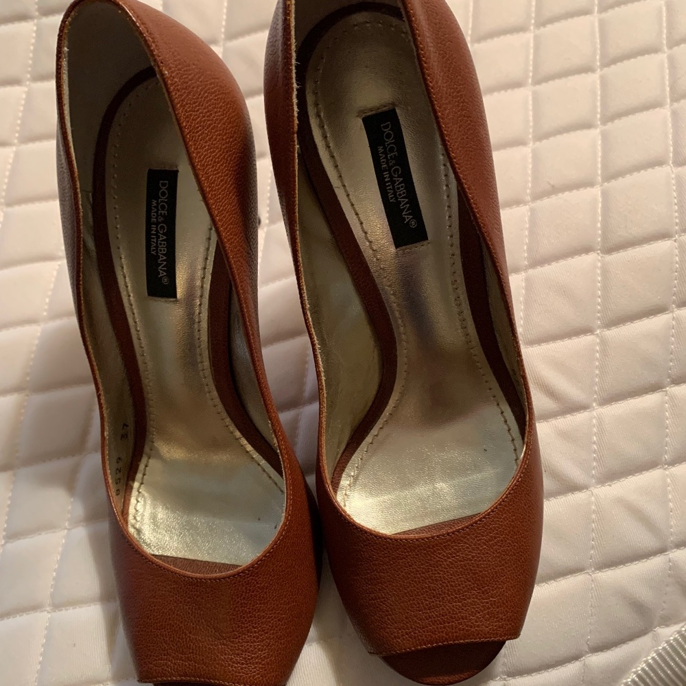 Dolce & Gabbana peep toe stilettò